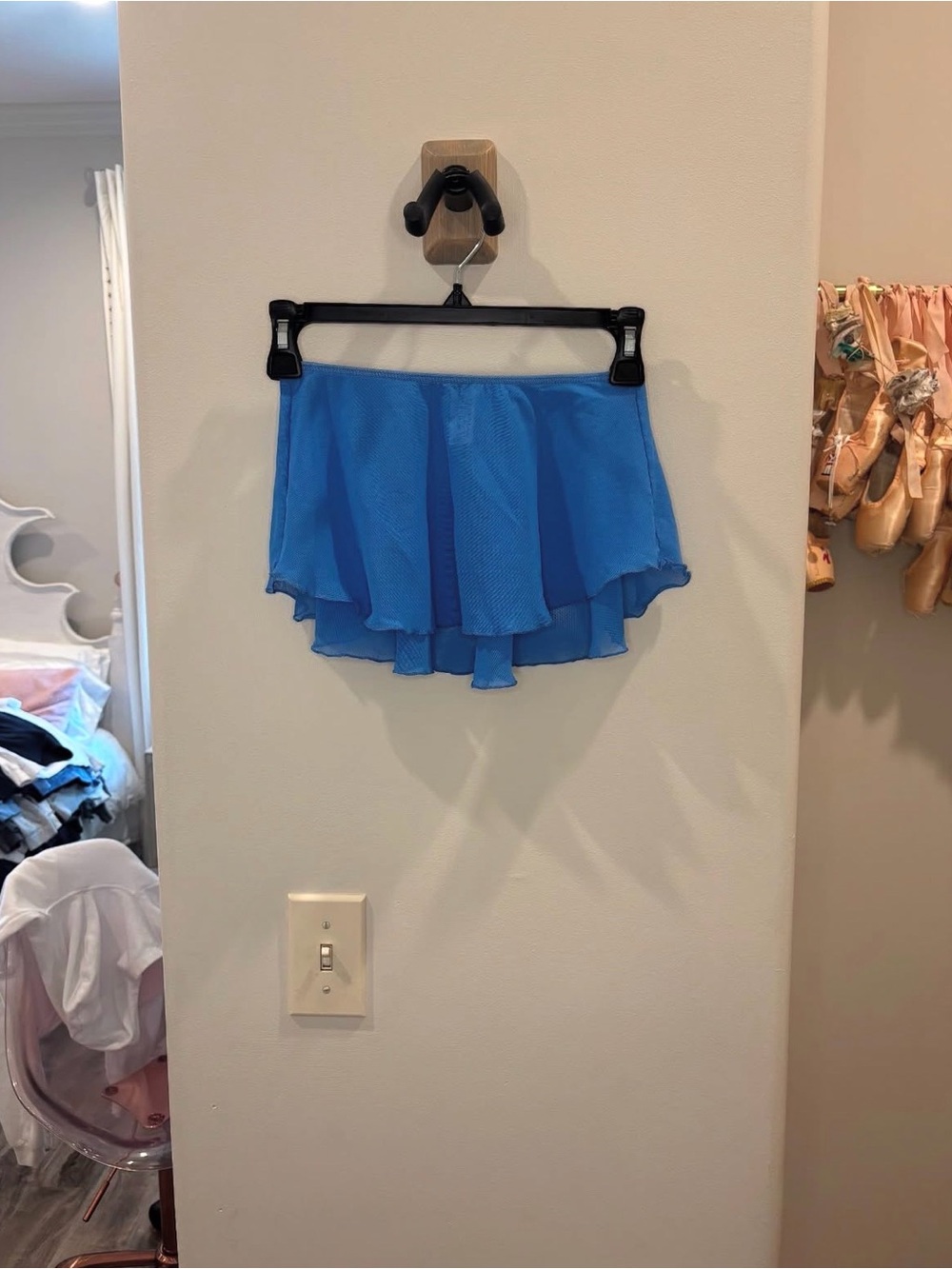 Blue Mesh Dance Skirt